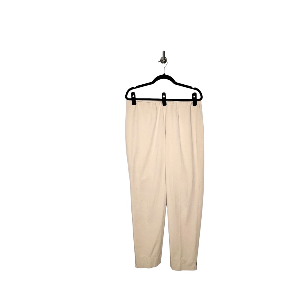 Via Masini 80 Pull-On Pants In Beige Size 50